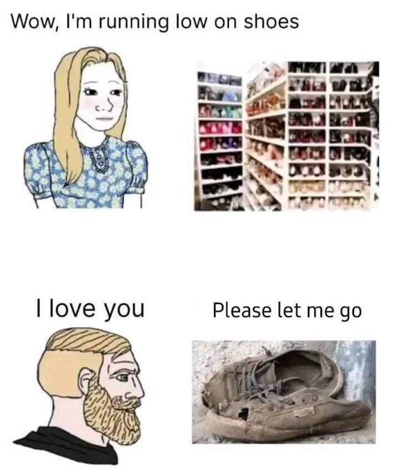 Wow Im running low on shoes 138NERE I EaREges love you Please let me go