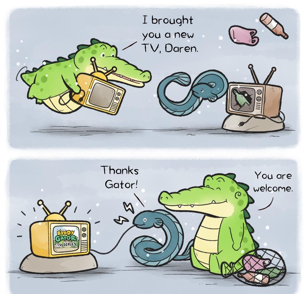 I brought you a new B TV Daren chow hon lam GuddyGatorcom