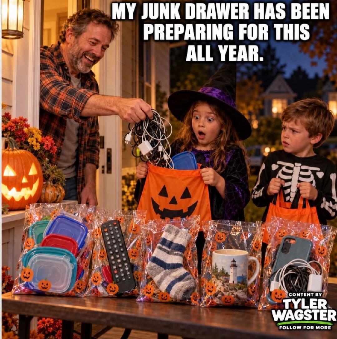 MY JUNK DRAWER HAS BEEN PREPARING FOR THIS ALL YEAR.