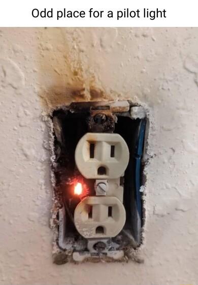 0dd place for a pilot light