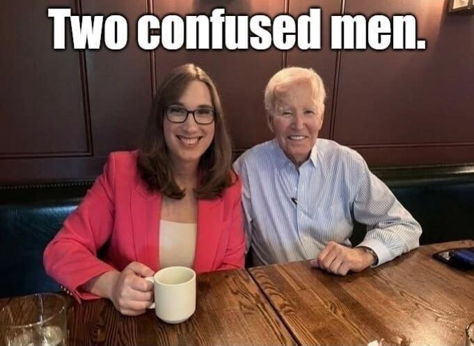 Two confused men.
