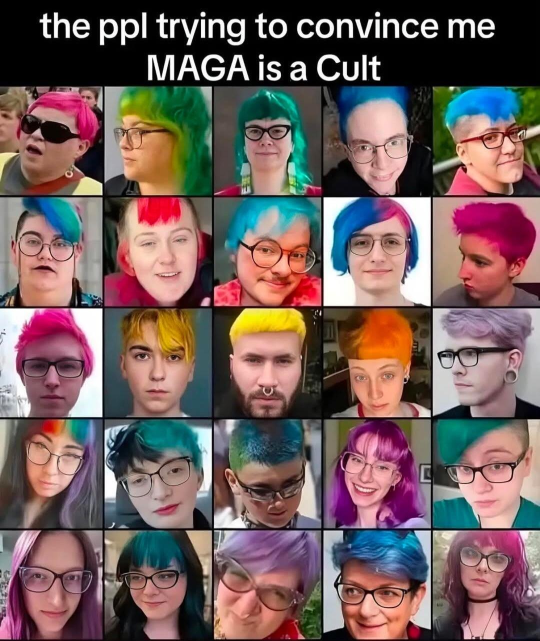the ppl trying to convince me MAGA is a Cult