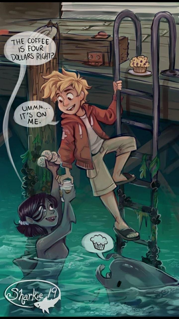 THE COFFEE 1S FOUR UMMM TS ON ME