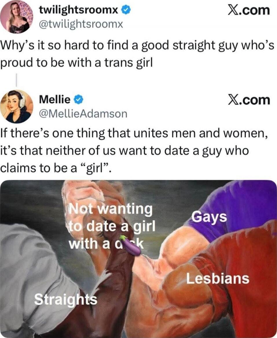 twilightsroomx Why's it so hard to find a good straight guy who’s proud to be with a trans girl Mellie If there's one thing that unites men and women, it's that neither of us want to date a guy who claims to be a “girl”. Not wanting to date a girl with a dick