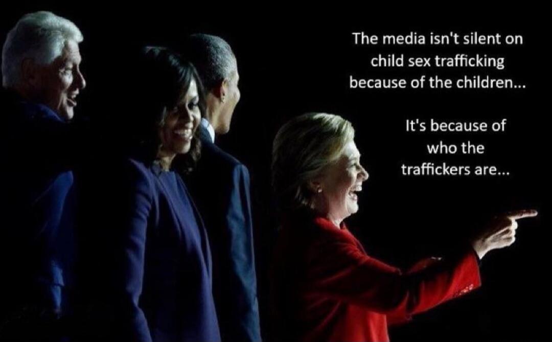 The media isn't silent on child sex trafficking because of the children... It's because of who the traffickers are... Session ID: 1097802.