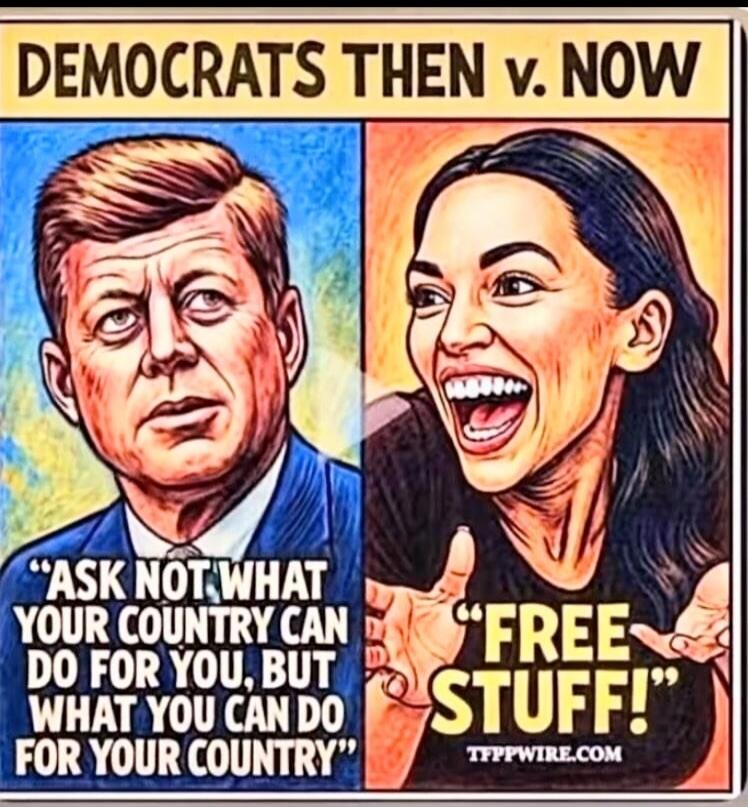 DEMOCRATS THEN v. NOW 