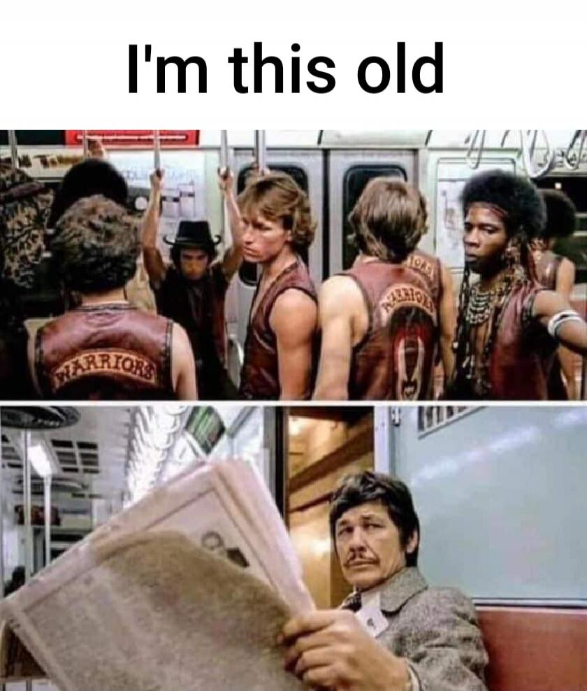 I'm this old