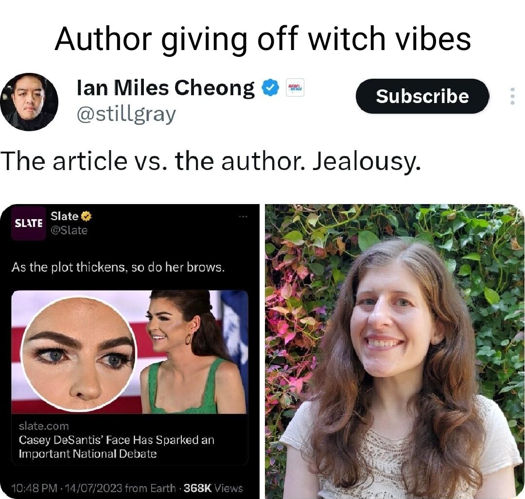Author giving off witch vibes lan Miles Cheong
