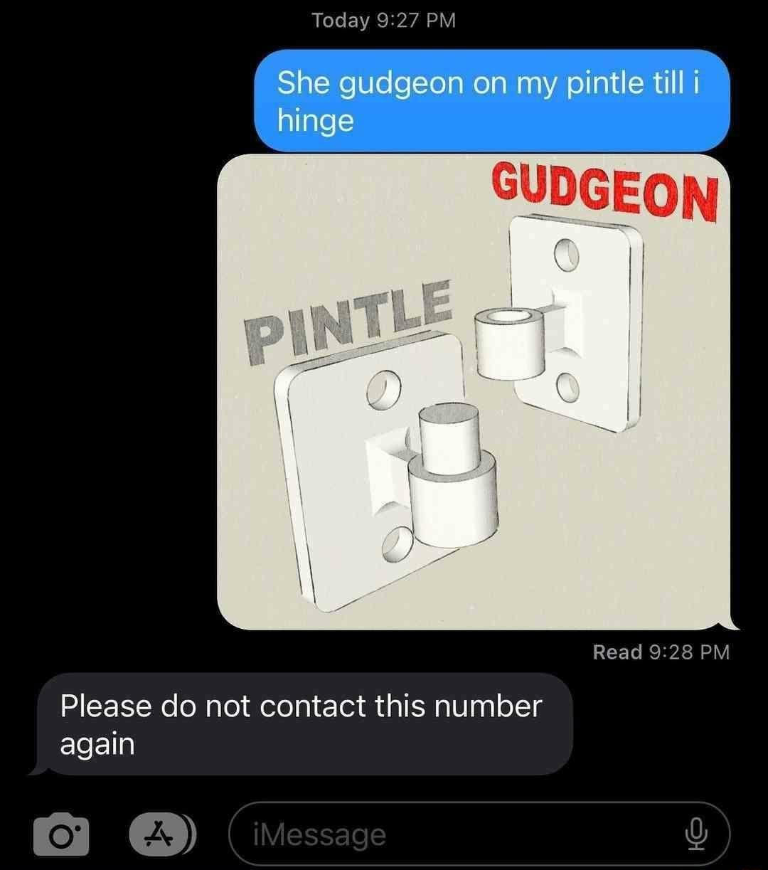 She gudgeon on my pintle till i hinge Please do not contact this number again 2
