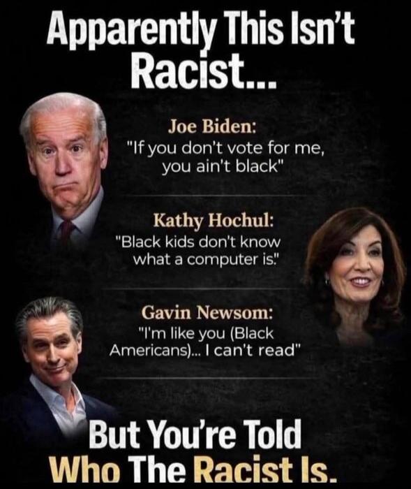 Apparently This Isn't Racist... Joe Biden: 