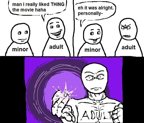 man really liked THIN the movie haha