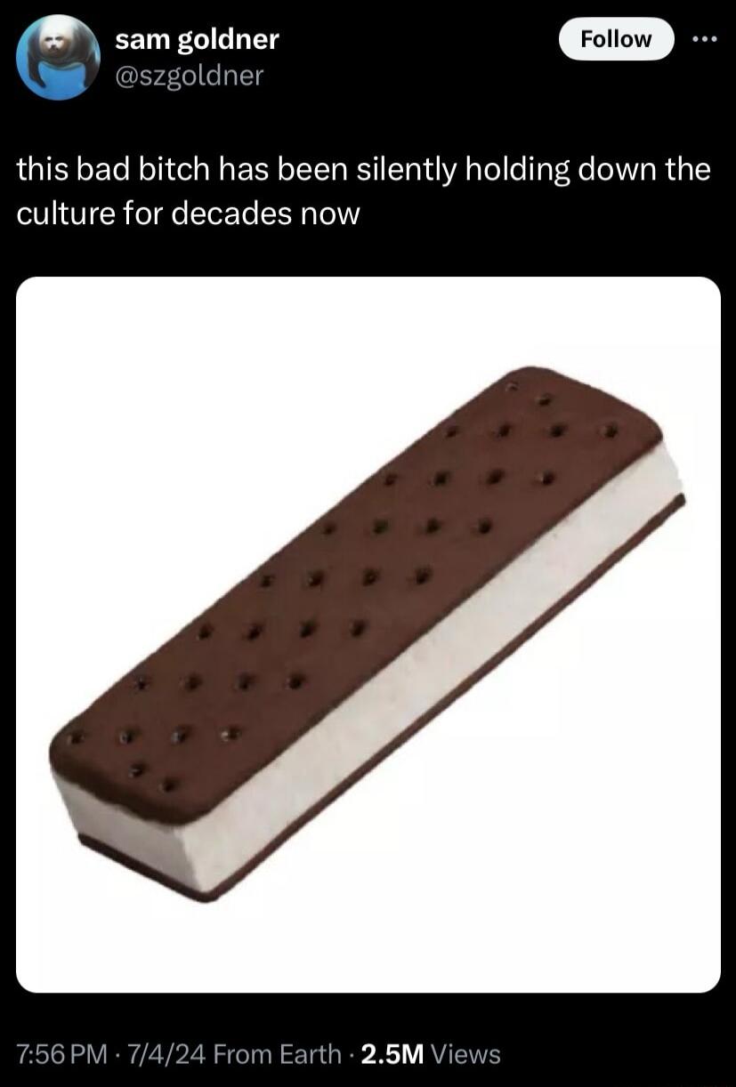 sam goldner Foiiow this bad bitch has been silently holding down the culture for decades now