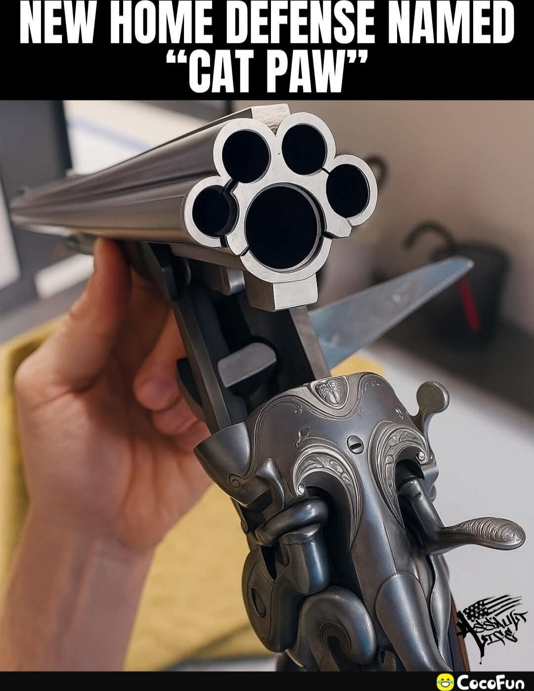 NEW HOME DEFENSE NAMED 'CAT PAW'