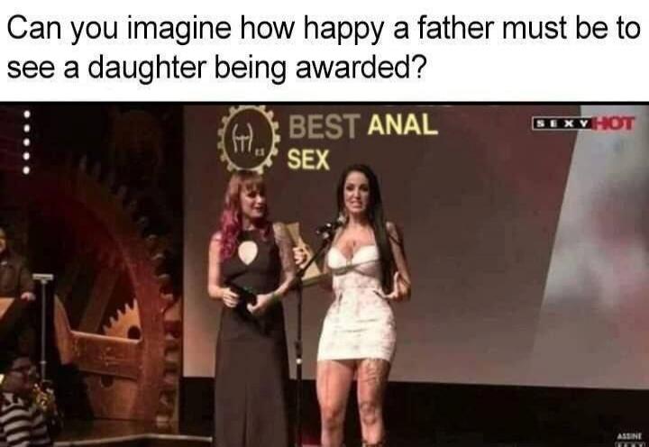 Can you imagine how happy a father must be to see a daughter being awarded? BEST ANAL SEX SEXYHOT