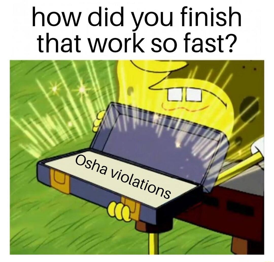 how did you finish that work so fast