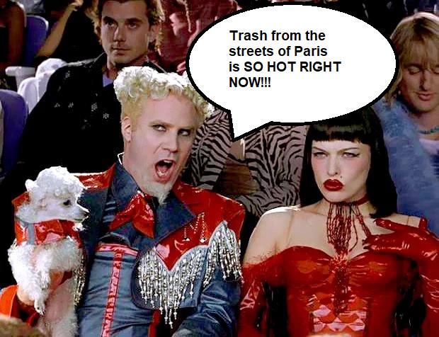 Trash from the streets of Paris is SO HOT RIGHT Nown