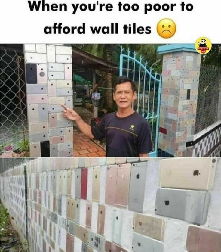 When youre too poor to afford wall tiles 33