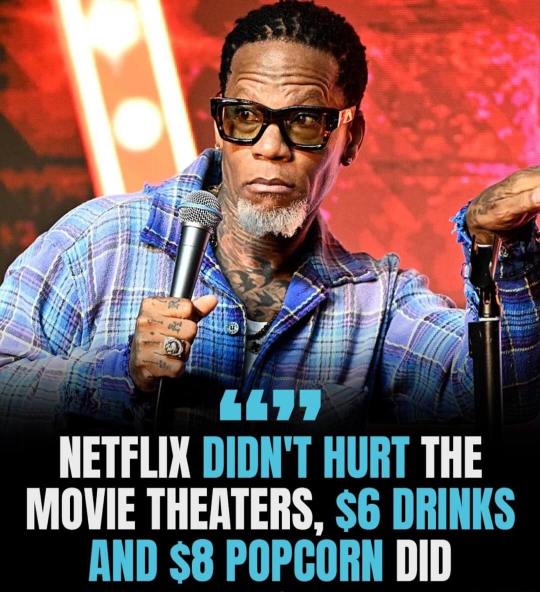 Netflix didn't hurt the movie theaters, $6 drinks and $8 popcorn did