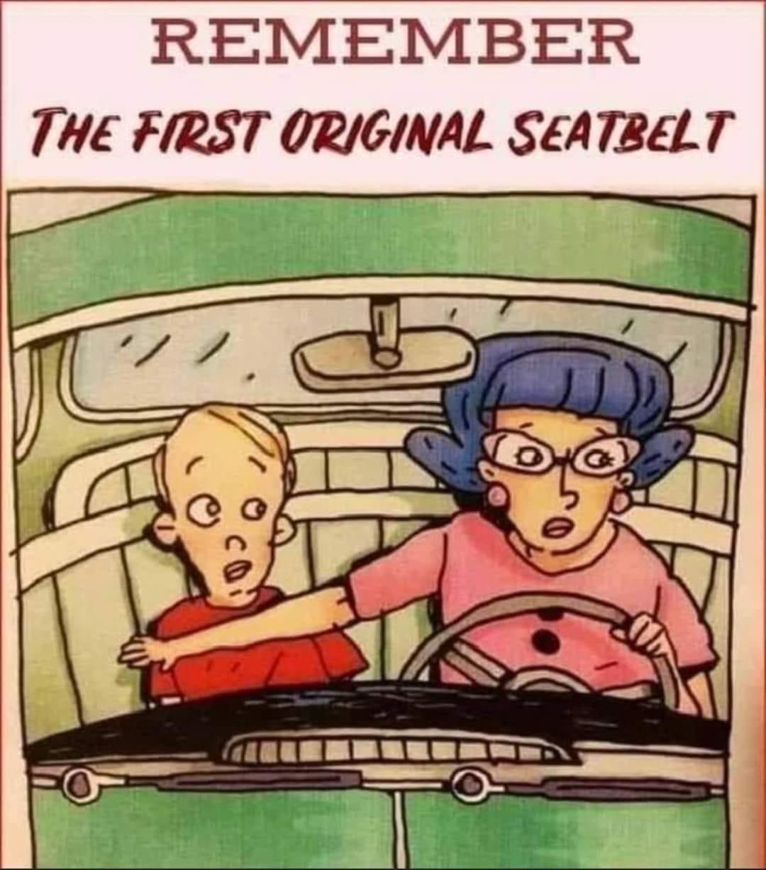 REMEMBER THE FIRST ORIGINAL SEATRELT