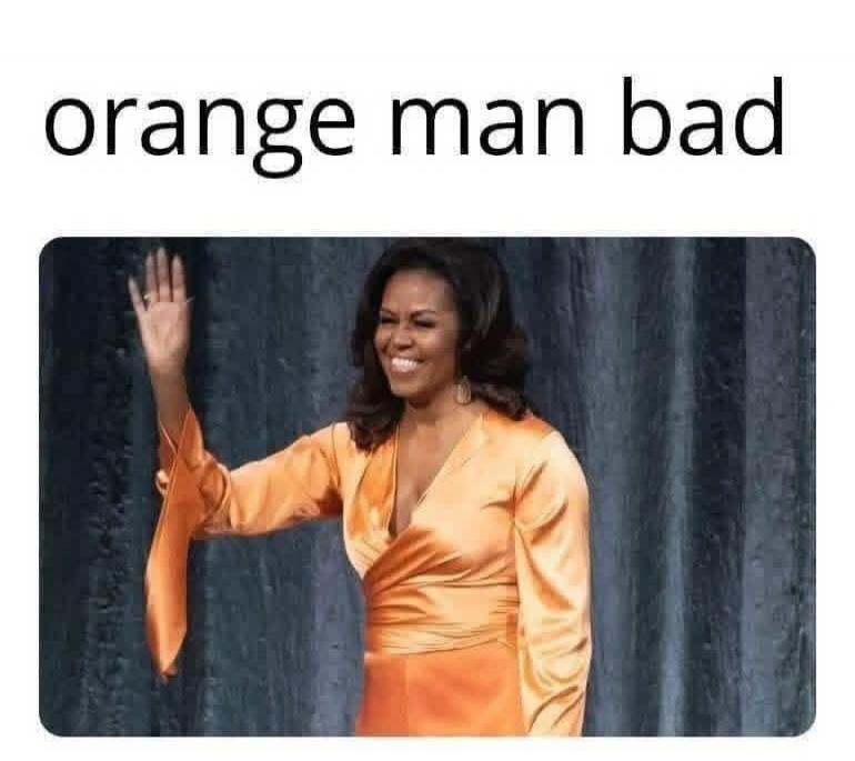 orange man bad