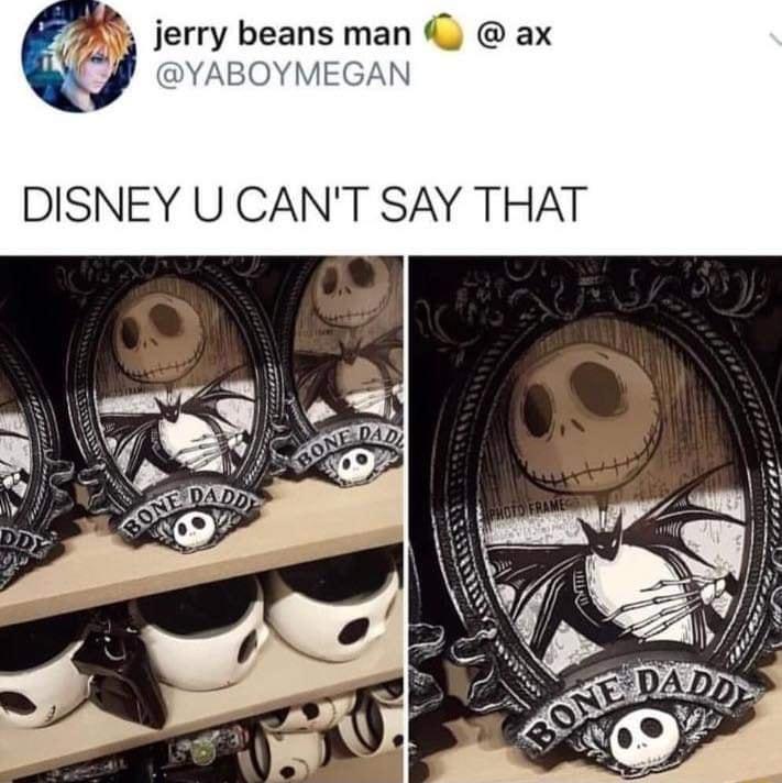 jerry beans man 4 ax BOYMEGAN DISNEY U CANT SAY THAT