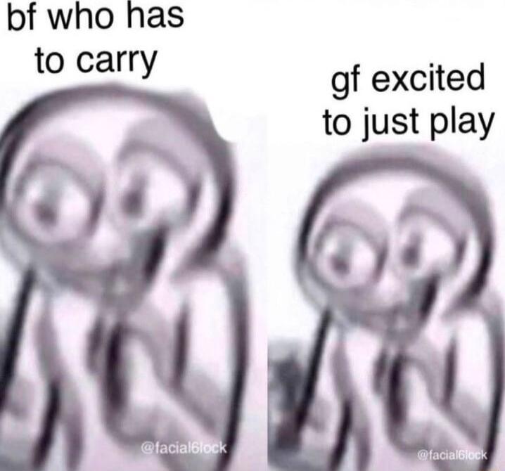 bf who has to carry of excited to just play