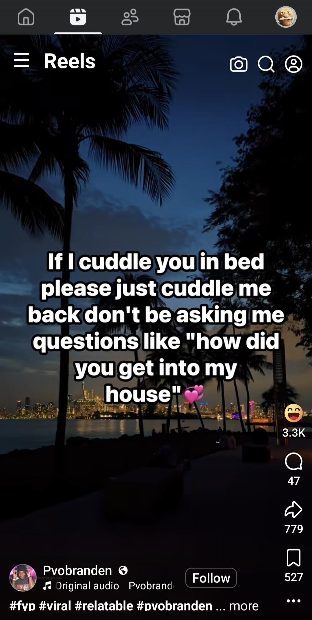 If I cuddle you in bed please just cuddle me back don't be asking me questions like 