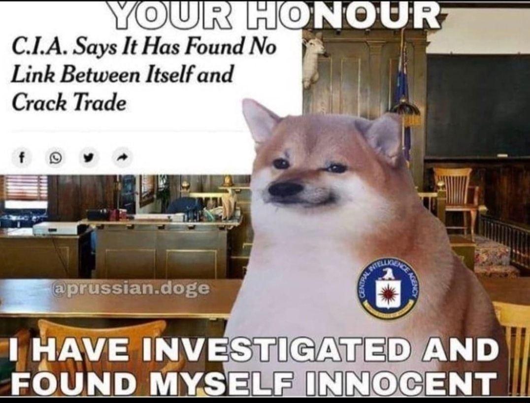CILA SaysIt NG Link Between ltselfand Crack Trade jmbm doge HAVE INVE i e1V