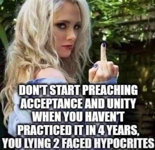 PRACTICED ITIN4 YEARS YOU LYING 2 FACED HYPOCRITES