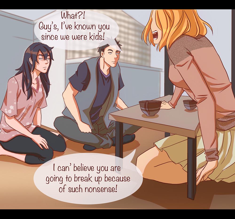 can believe you are qoing to break up because of euch nons scnsp