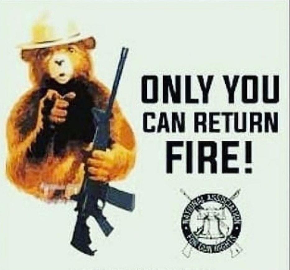 ONLY YOU CAN RETURN FIREI