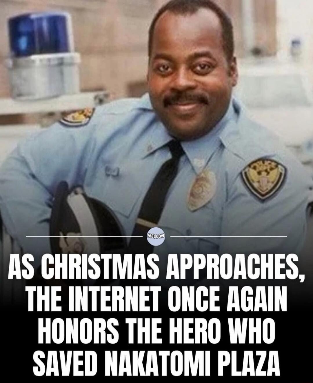 AS CHRISTMAS APPROACHES, THE INTERNET ONCE AGAIN HONORS THE HERO WHO SAVED NAKATOMI PLAZA