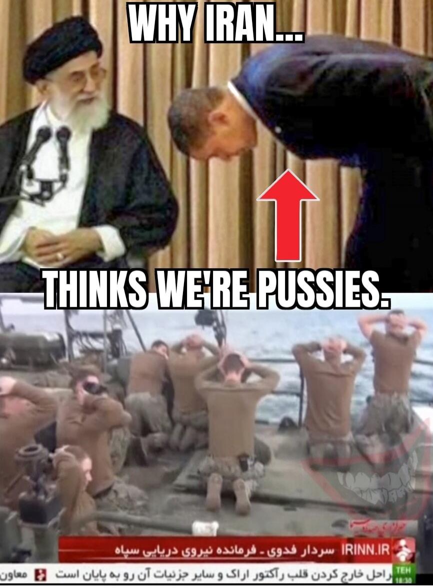 WHY IRAN... THINKS WE'RE PUSSIES.