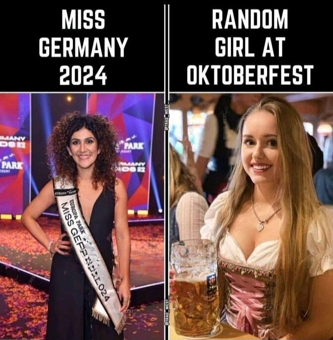 MISS GERMANY 2024 RANDOM GIRL AT OKTOBERFEST
