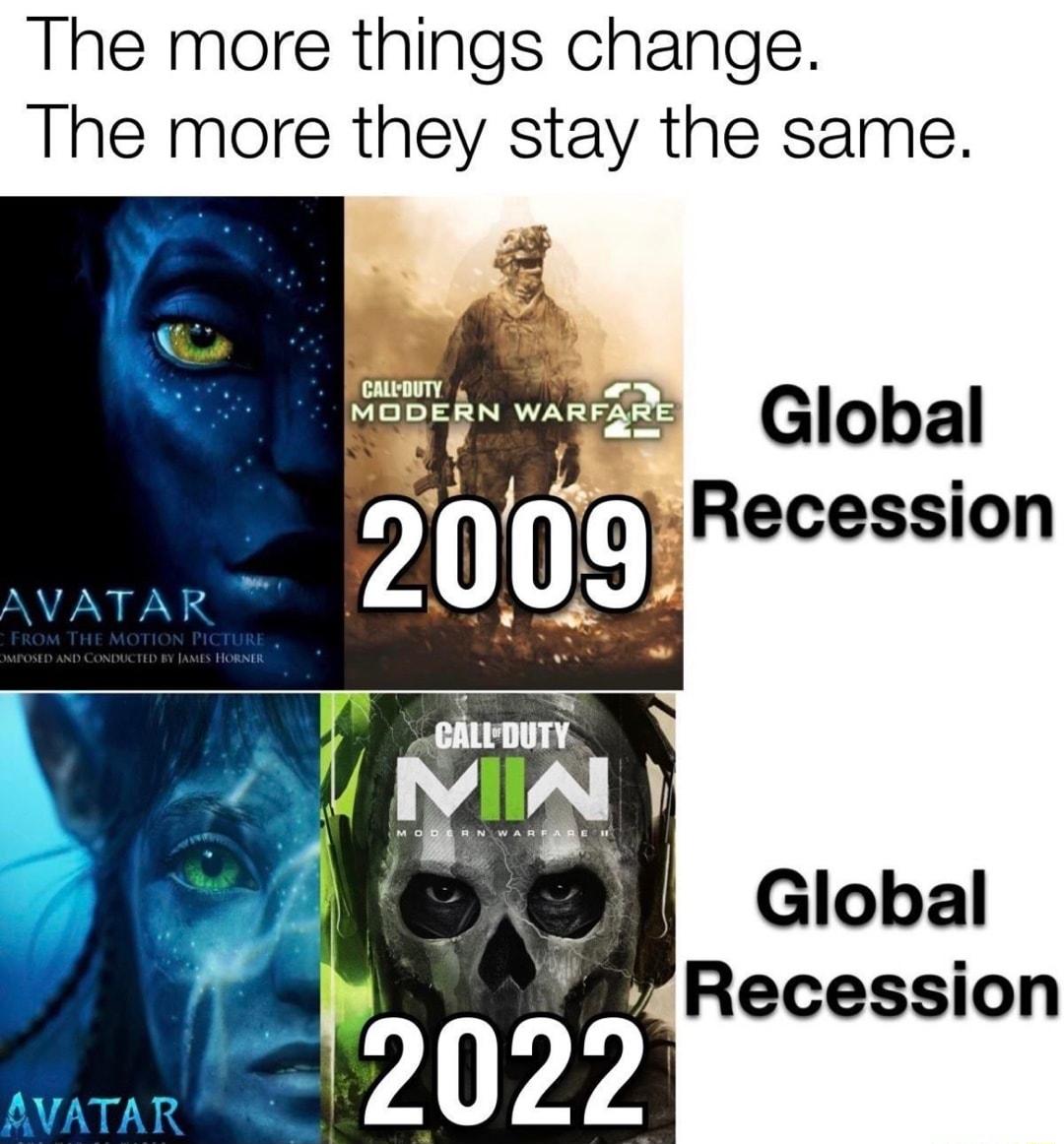 The more things change The more they stay the same MEBL waniZ28 Global W Recession Ehogo