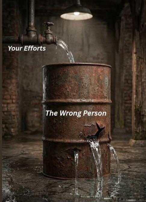 Your Efforts The Wrong Person