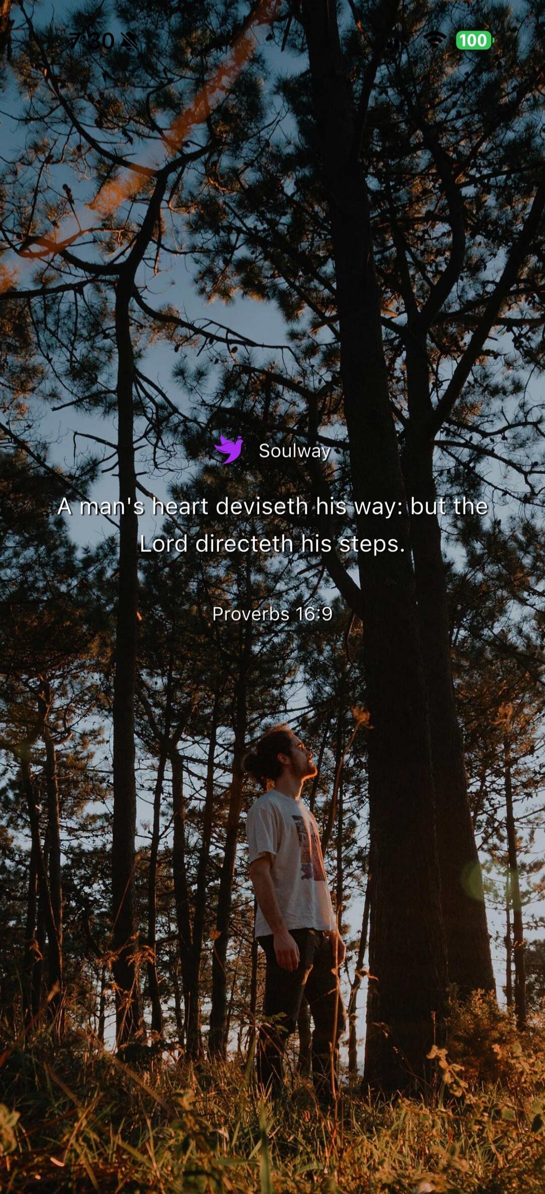 Soulway A man's heart deviseth his way: but the Lord directeth his steps. Proverbs 16:9