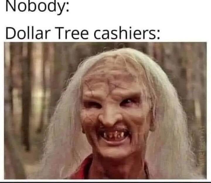 NOoDOdy Dollar Tree cashiers