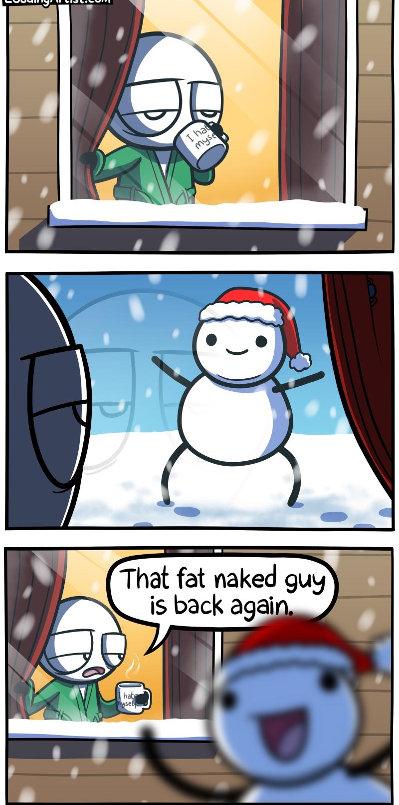 That fat naked guy i is back agaip l 34 i LoadingArtistcom Drawn on Twitch 2