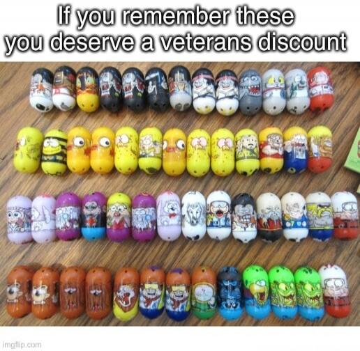If you remember these you deserve a veterans discount