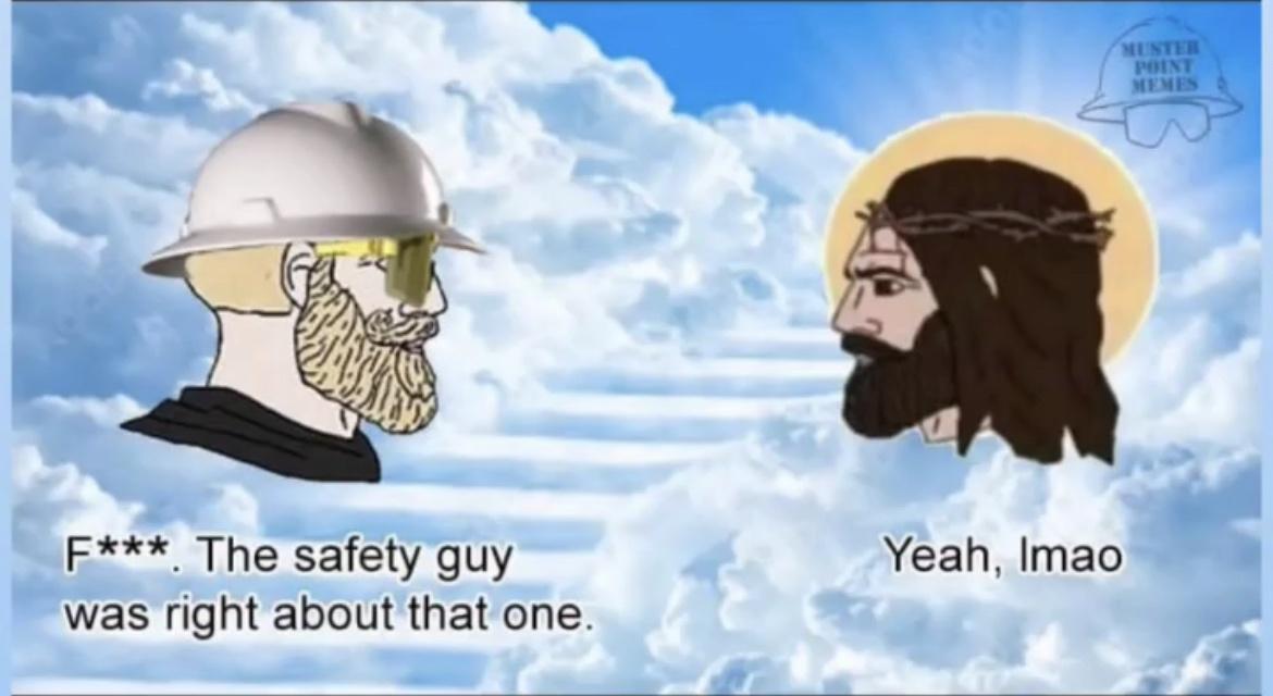 F The safety guy Yeah Imao was right about that one