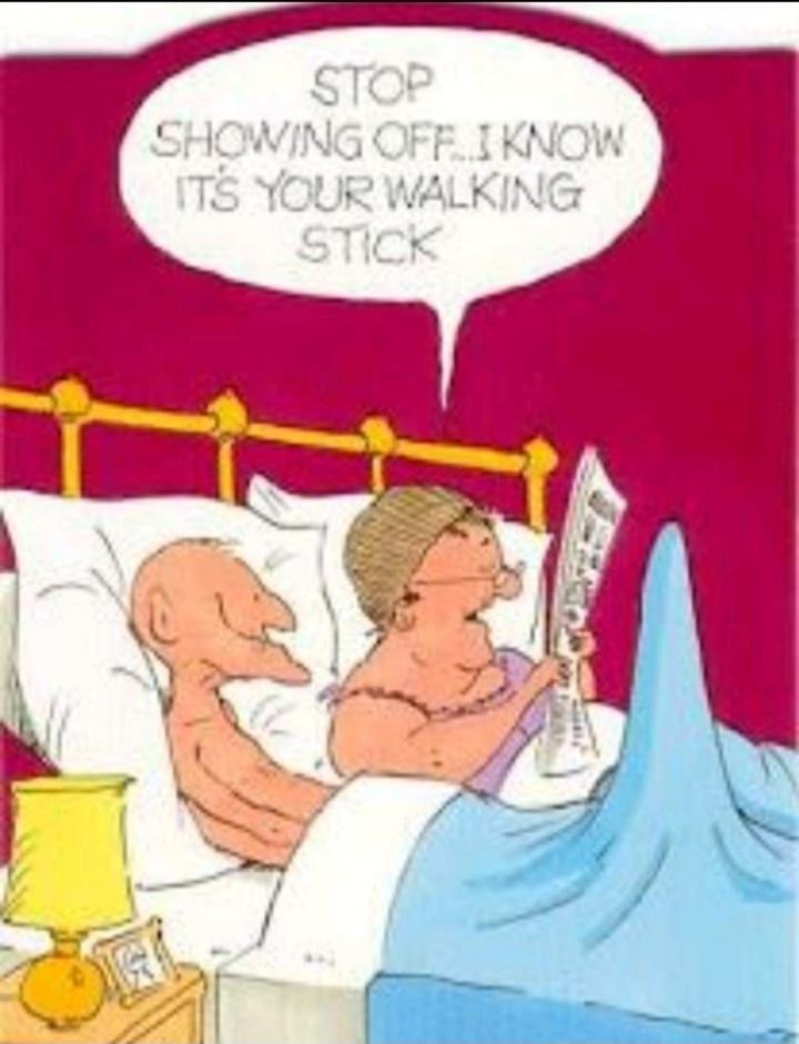 STOP SHOWING OFF... I KNOW IT'S YOUR WALKING STICK