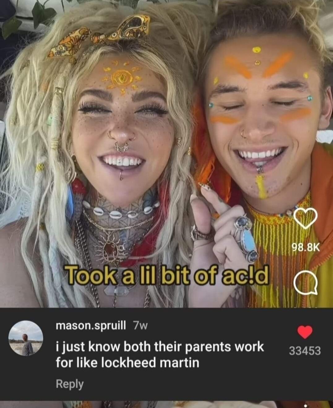 masonspruill 7w 9 ijust know both their parents work 33453 for like lockheed martin Reply e 1 B