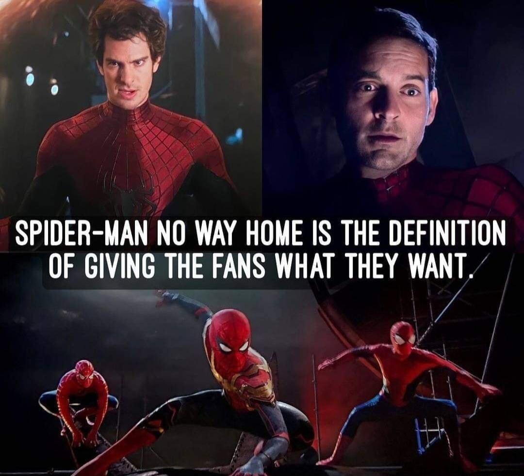 R SPIDER MAN NO WAY HOME IS THE DEFINITION OF GIVING THE FANS WHAT THEY WANT Va