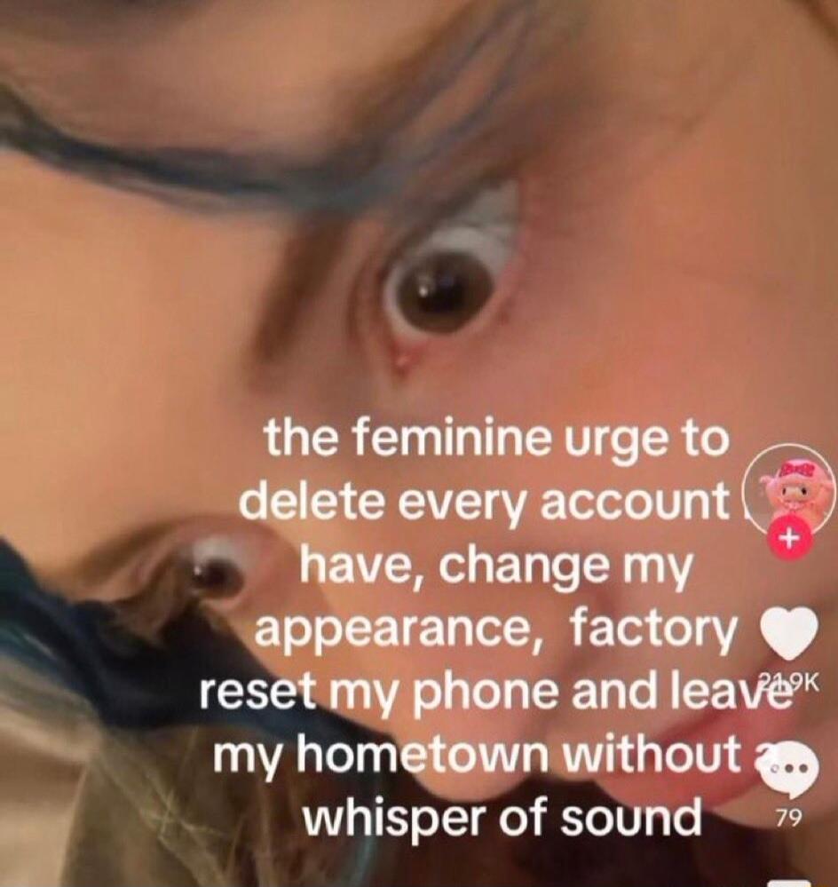 RGERTEIN IRV o1 8 RN delete every account have changemy EToEIENERR ETa I reset my phone and leav my hometewn without whisper of sound