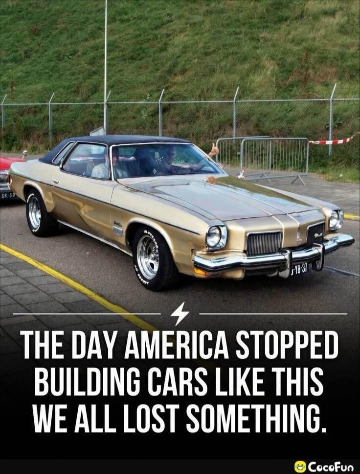 THE DAY AMERICA STOPPED BUILDING CARS LIKE THIS WE ALL LOST SOMETHING.