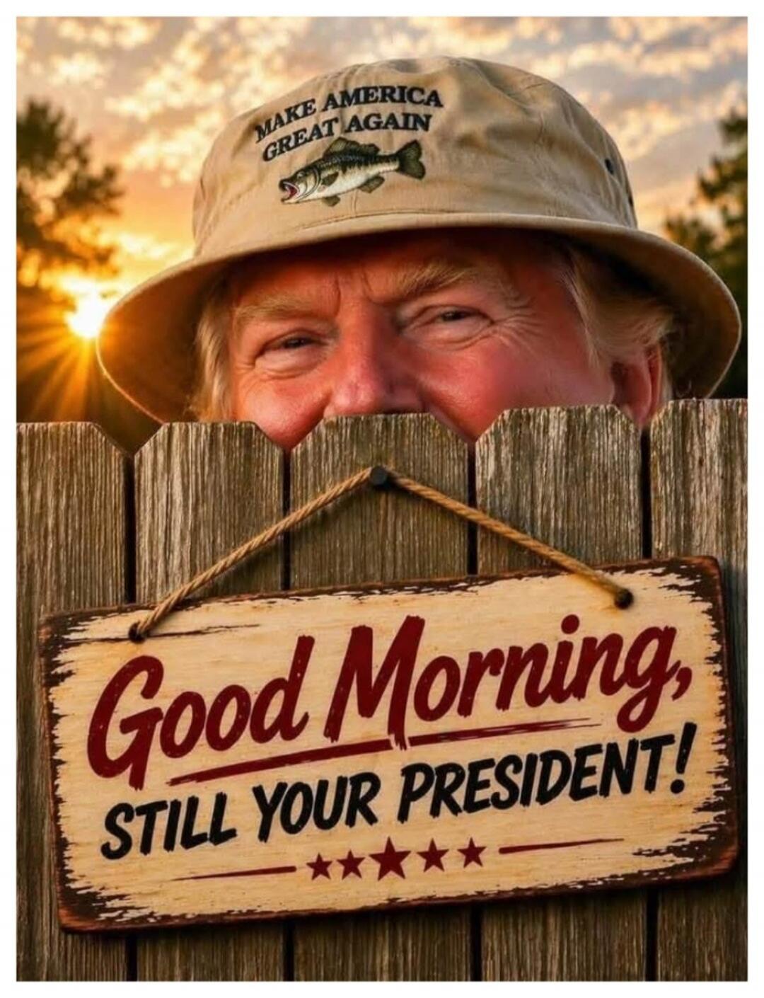 MAKE AMERICA GREAT AGAIN Good Morning, STILL YOUR PRESIDENT!