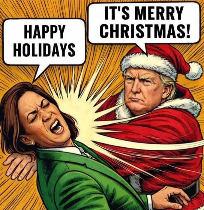 HAPPY HOLIDAYS
IT'S MERRY CHRISTMAS!