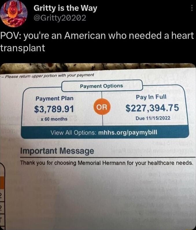 TG GEAEN Glelis _paymentoptions Payment Plan PayinFul 378991 22739475 x 60 months I Dus 11 View All Options mhhsorgpaymybill Important Message iThankyou for choosing Memorial Hermann for your healthcare needs