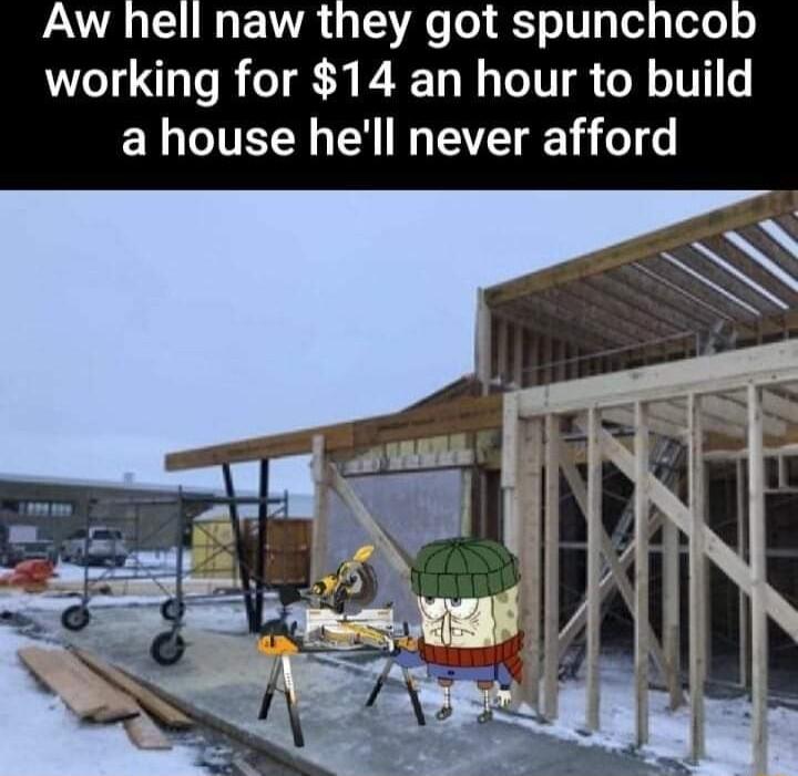 VA LR VR U TR s 7 olU g ed g Tedeo working for 14 an hour to build a house hell never afford